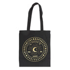 Eleanoras Black & Gold Talking Board Polycotton Tote Bag Totes & Shopping Bags