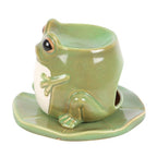 Eleanoras Frog Shaped Oil Burner On Lily Pad Oil Burners