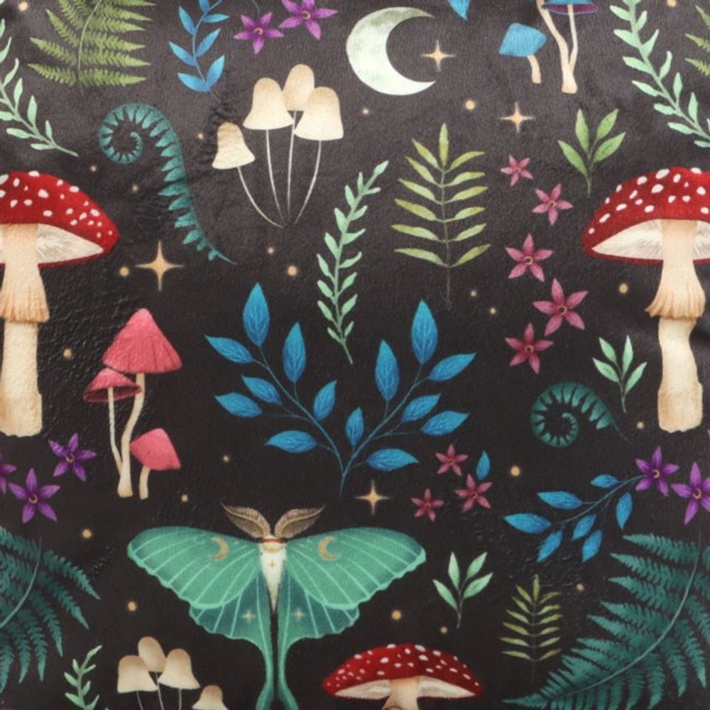 Eleanoras Dark Forest Print Square Cushion Cushions & Covers