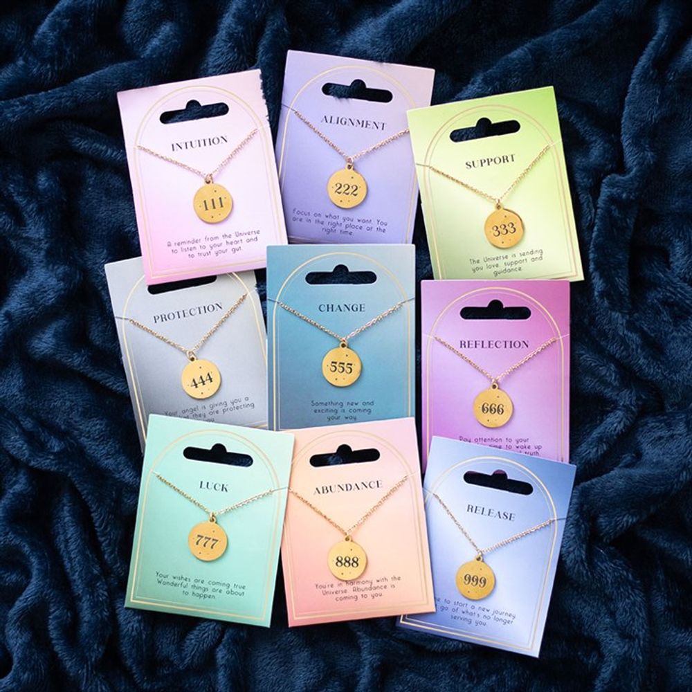 Eleanoras 888 Angel Number Abundance Necklace Jewellery