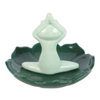 Eleanoras YOGA FROG INCENSE STICK HOLDER Incense Holders