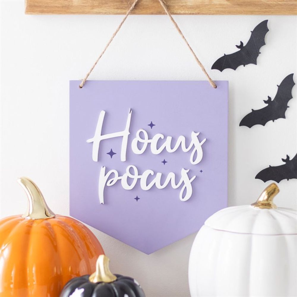 Eleanoras Hocus Pocus Purple Hanging Sign Signs & Plaques