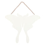 Eleanoras Luna Moth Hanging Sign Signs & Plaques