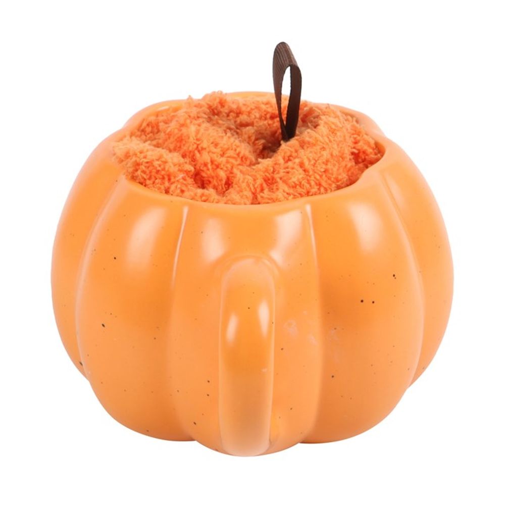 Eleanoras Pumpkin Shaped Mug & Socks Set Mugs