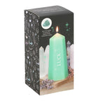 Eleanoras Luck Crystal Candle With Rough Green Adventurine Candles