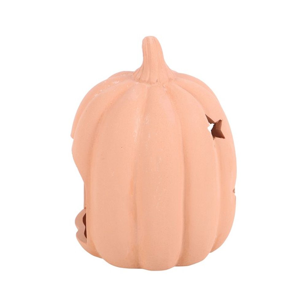 Eleanoras Terracotta Pumpkin Tealight Holder 9cm Candle Holders