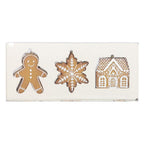 Eleanoras Set Of 3 Hanging Gingerbread Decorations 