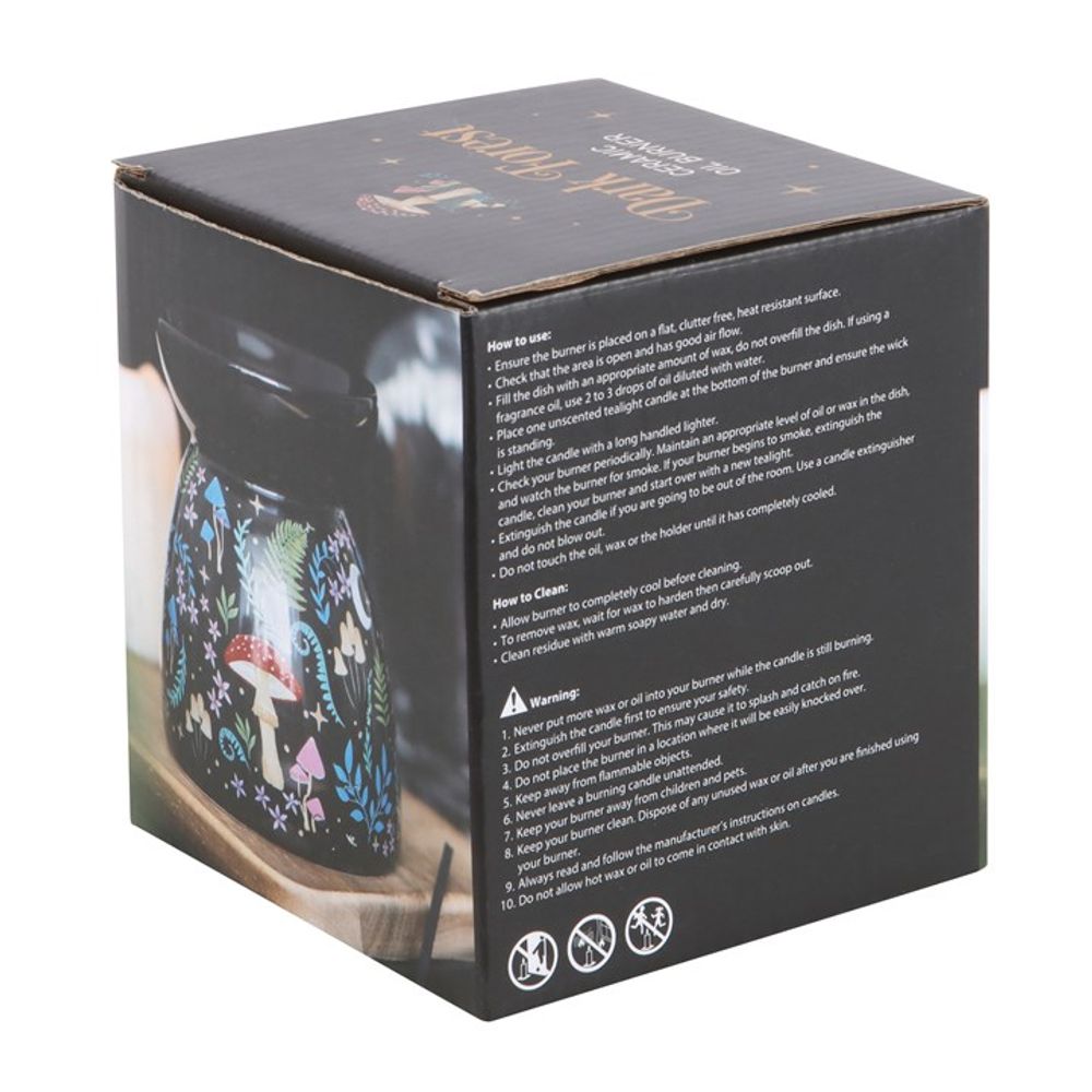 Eleanoras Dark Forest Print Oil Burner Oil Burners