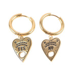 Eleanoras Talking Board Planchette Earrings Jewellery