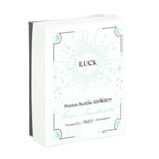 Eleanoras Luck Green Adventurine Crystal Chip Potion Bottle Necklace Jewellery