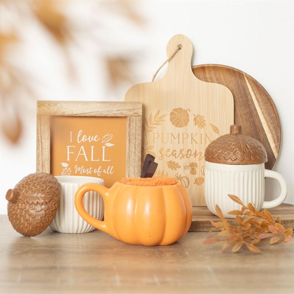 Eleanoras Pumpkin Shaped Mug & Socks Set Mugs