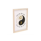 Eleanoras Yin Yang Framed Wall Art Print Framed Prints