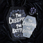 Eleanoras The Creepier The Better Coffin Shaped Tote Bag Totes & Shopping Bags