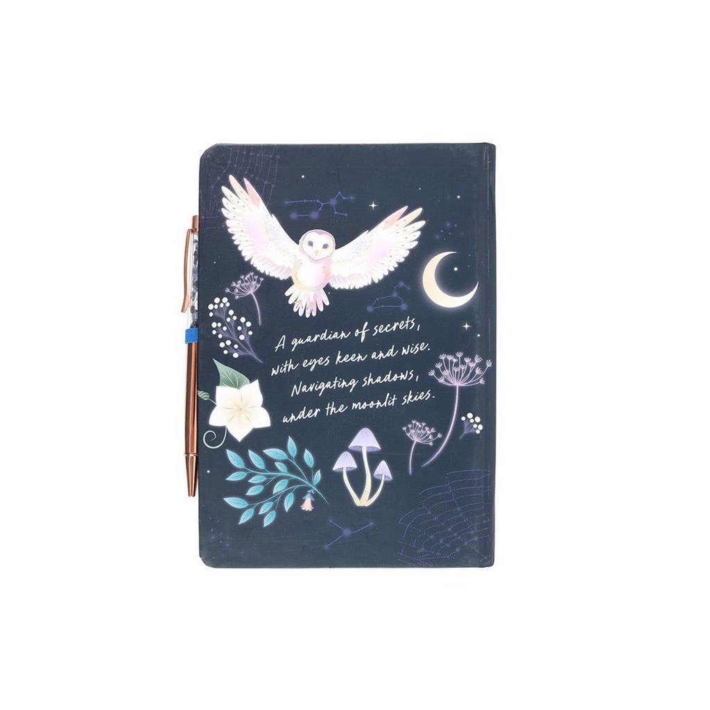 Eleanoras Night Owl Journal With Sodalite Pen Notebooks & Journals