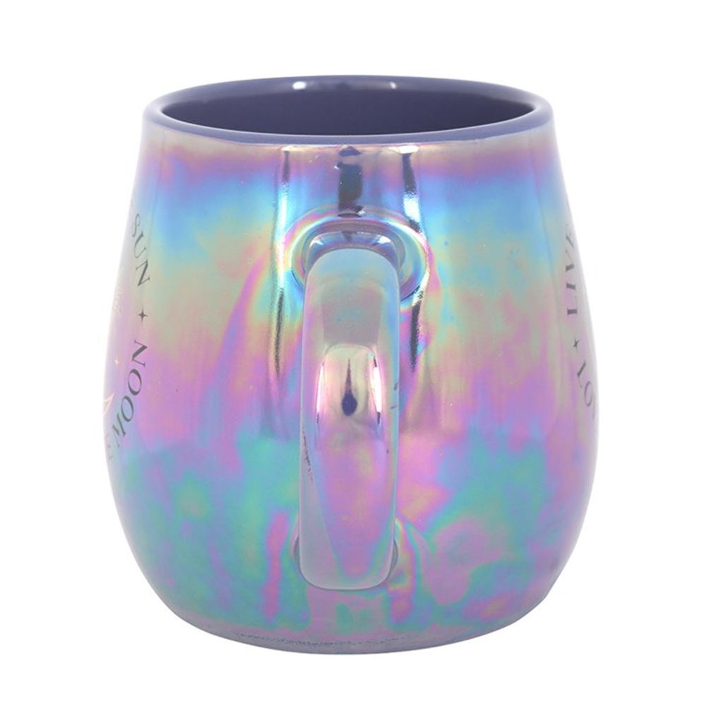 Eleanoras Live By The Sun Love By The Moon iredescent Mug Mugs