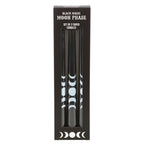 Eleanoras Set of 3 Black Magic Moon Phase Taper Candles 