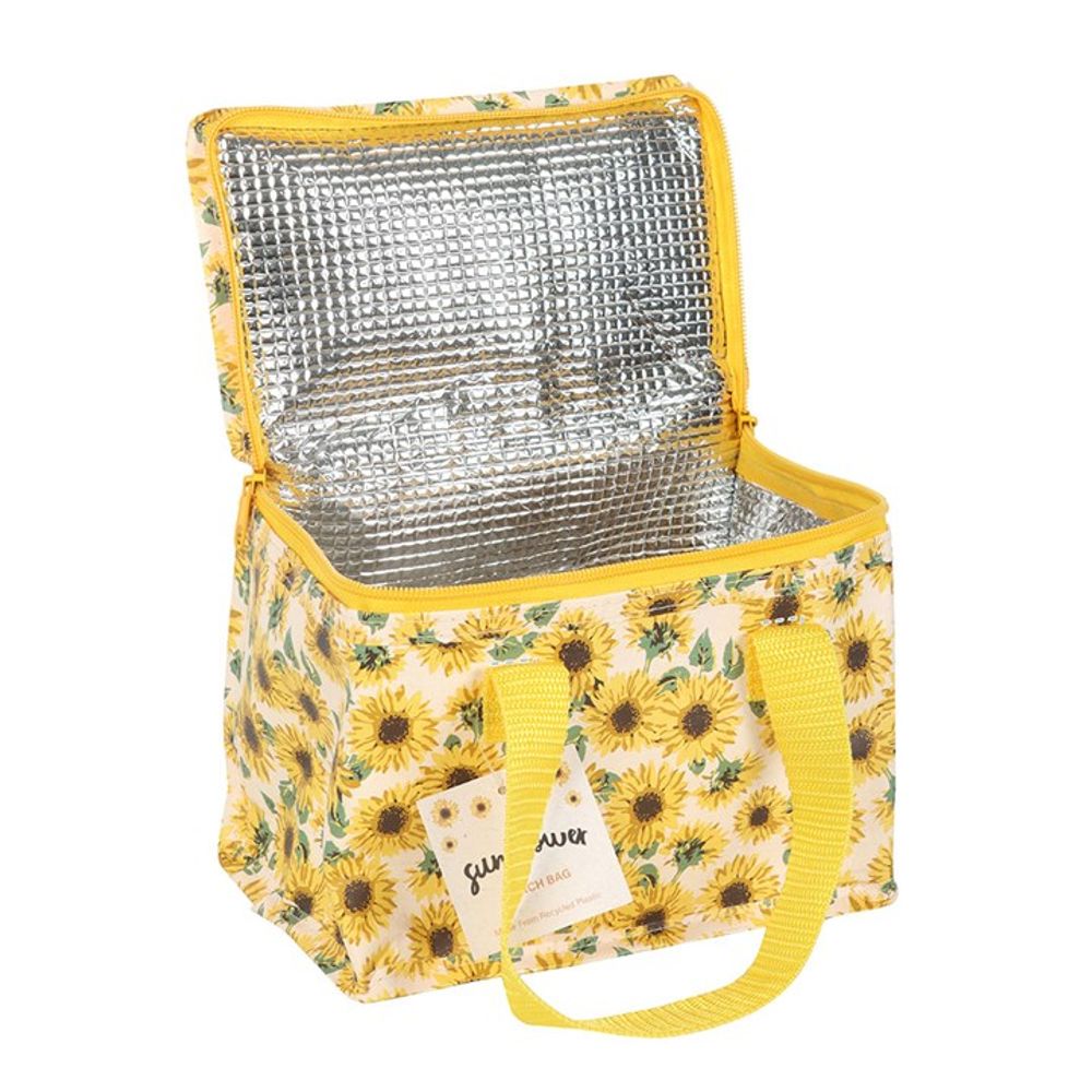 Eleanoras Sunflower Print Lunch Bag Lunch Bags