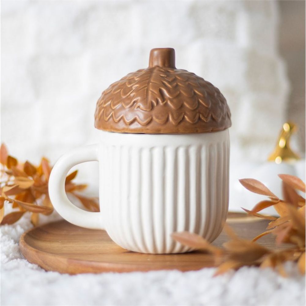 Eleanoras Autumn Acorn Shaped Mug Mugs