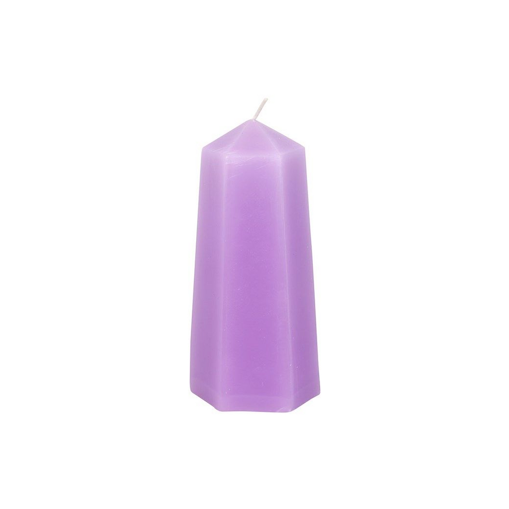 Eleanoras Calming Crystal Candle With Rough Amethyst Candles