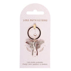 Eleanoras Light Luna Moth Keyring Keyrings