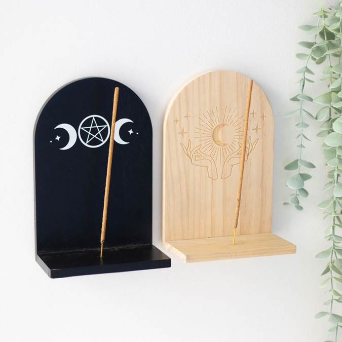 Eleanoras Mystical Hands Natural Incense Holder Shelf Incense Holders