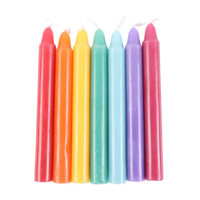 Eleanoras Chakra Energy Pack Of 14 Unscented Candles Candles