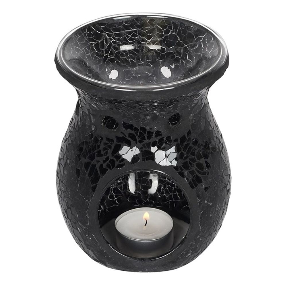 Eleanoras BLACK CRACKLE OIL BURNER LARGE Oil Burners