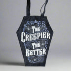 Eleanoras The Creepier The Better Coffin Shaped Tote Bag Totes & Shopping Bags
