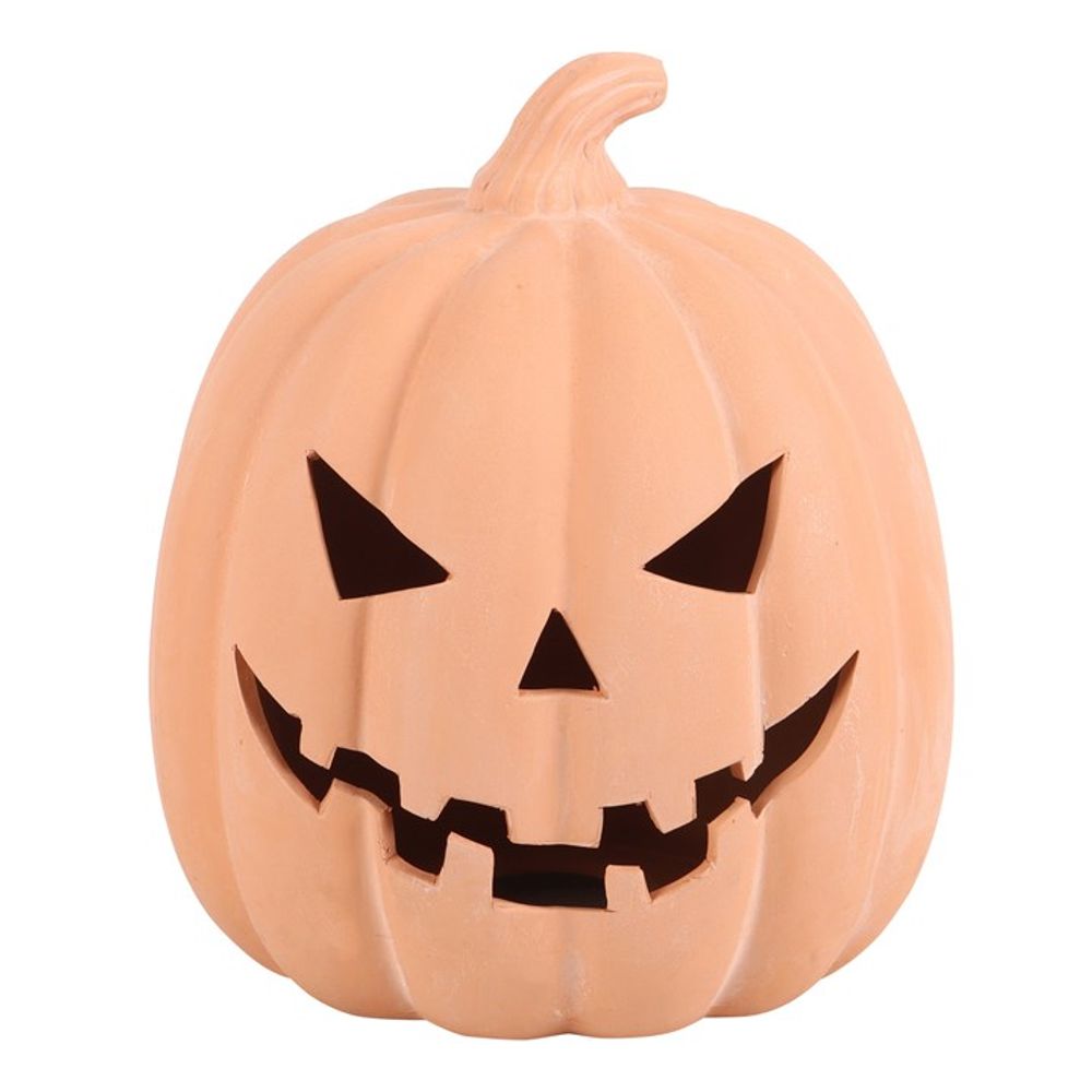 Eleanoras TERRACOTTA PUMPKIN ORNAMENT 22cm 