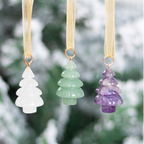 Eleanoras Set of 3 Crystal Christmas Tree Decorations 