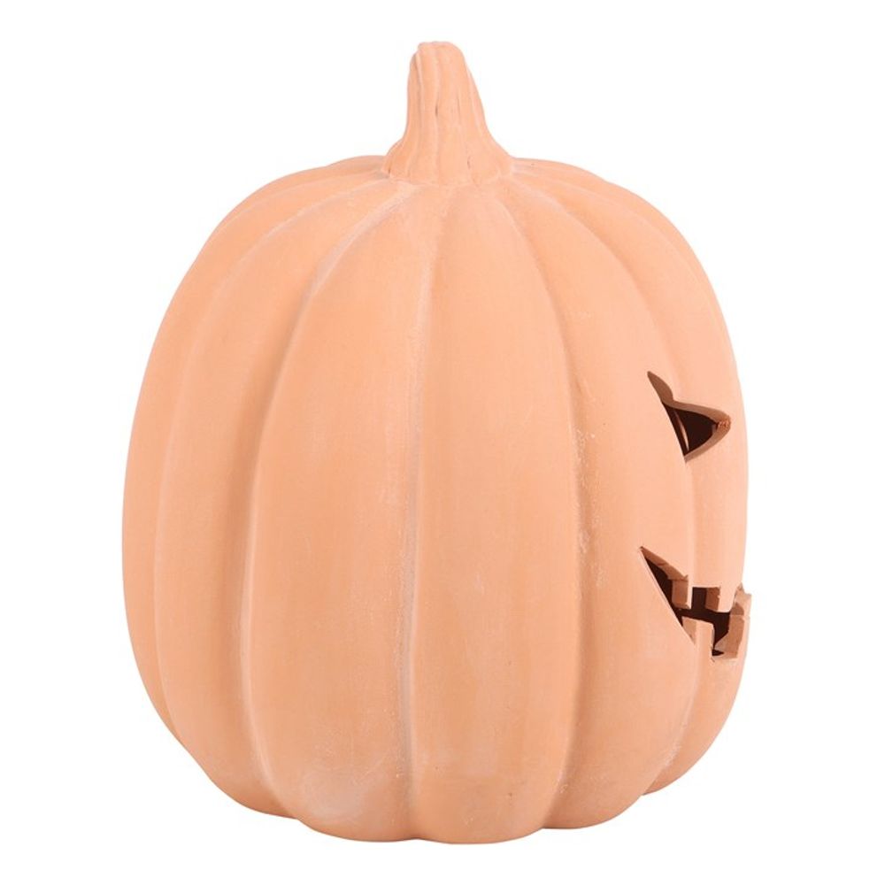 Eleanoras TERRACOTTA PUMPKIN ORNAMENT 22cm 