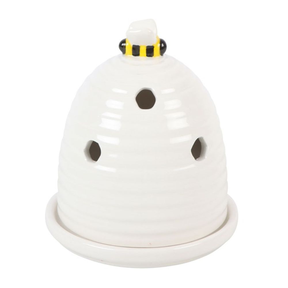 Eleanoras White Beehive Incense Cone Holder Incense Holders