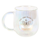 Eleanoras You Are Made Of Magic Iridescent Double Walled Glass Mug Mugs