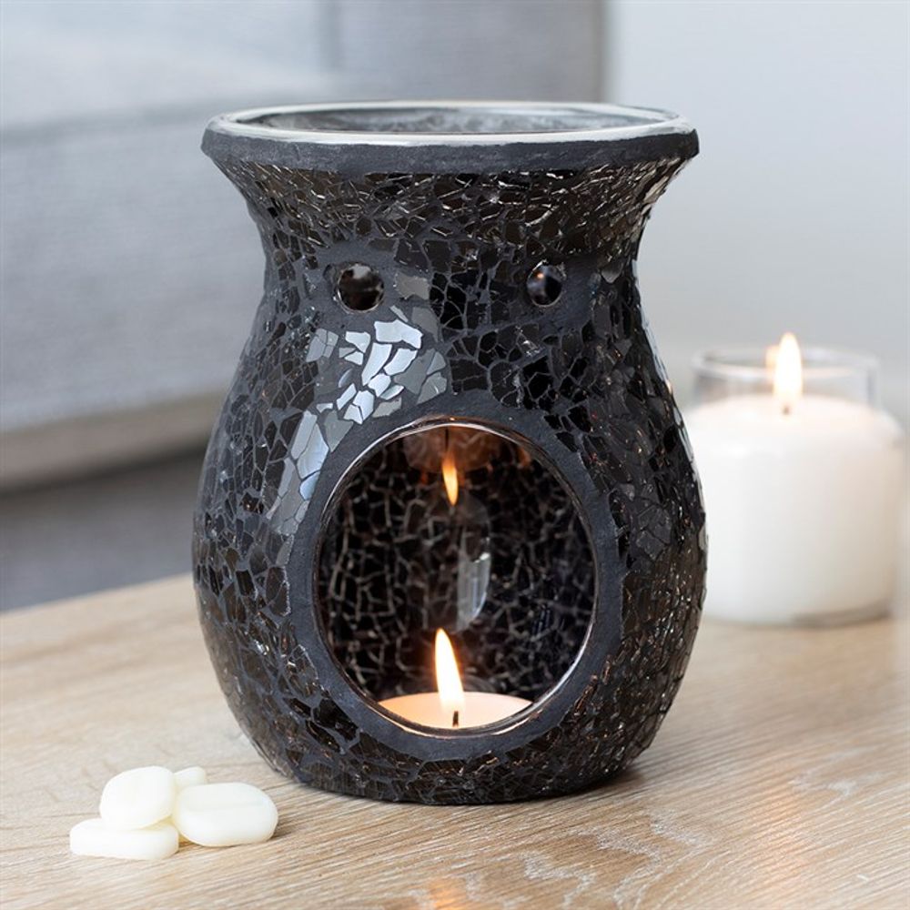 Eleanoras BLACK CRACKLE OIL BURNER LARGE Oil Burners