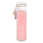 Eleanoras Mystic Rose Tube Candle With Rose Quartz Crystals Candles