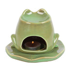 Eleanoras Frog Shaped Oil Burner On Lily Pad Oil Burners