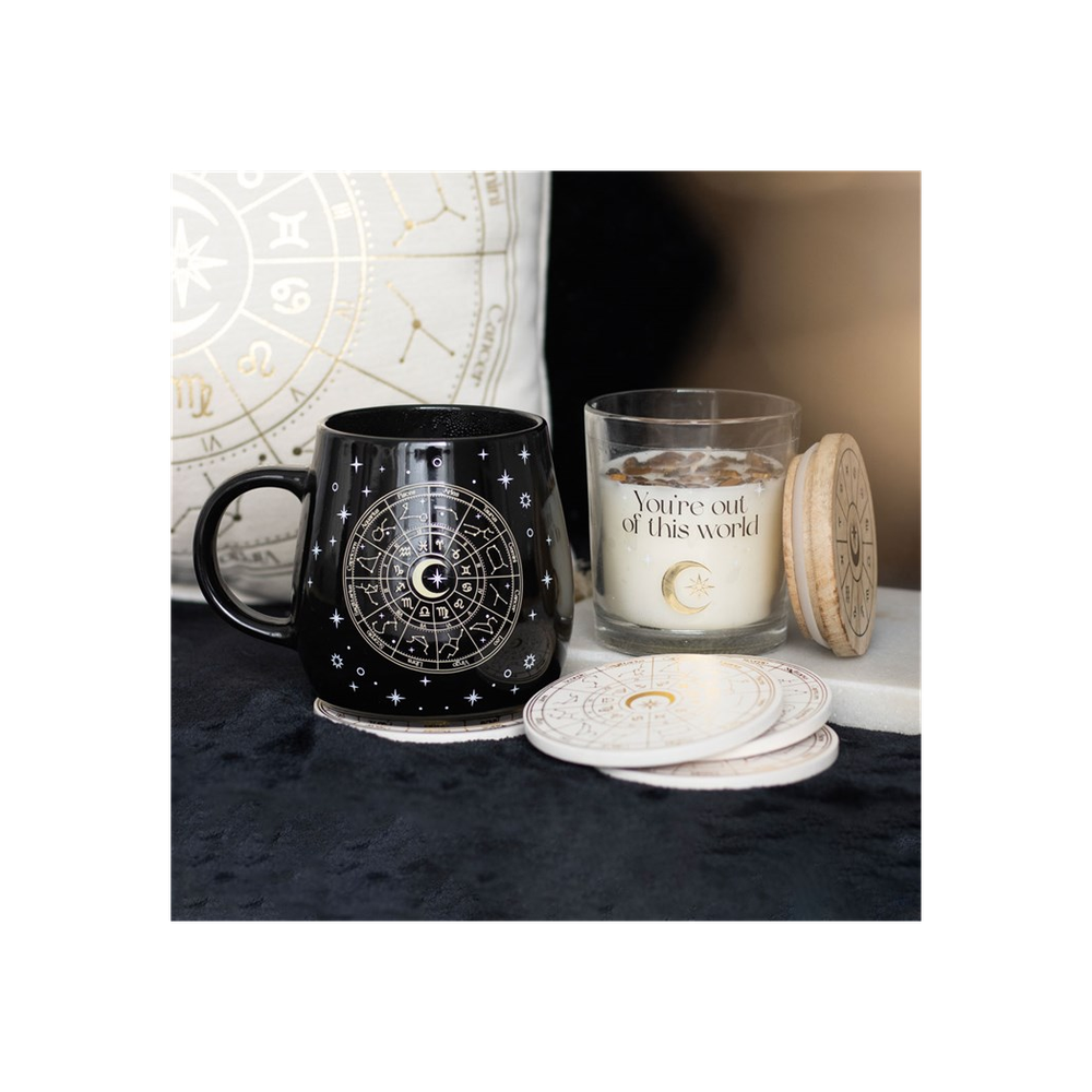 Eleanoras Astrology Wheel Heat Change Mug Mugs
