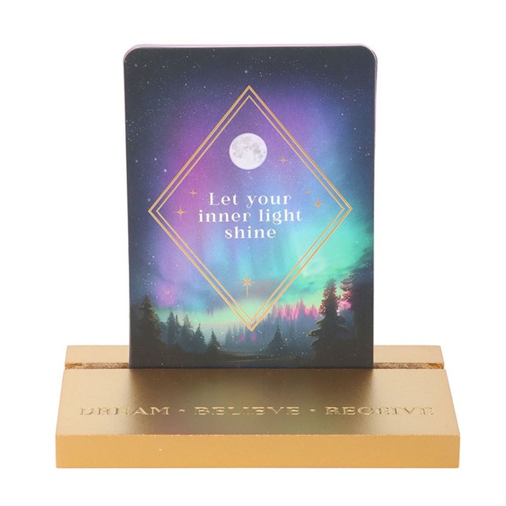 Eleanoras Ethereal Affirmation Cards With Wooden Stand 