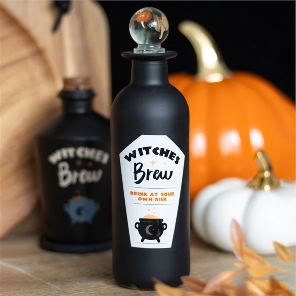 Eleanoras Witches Brew Decorative Glass Potion Bottle 
