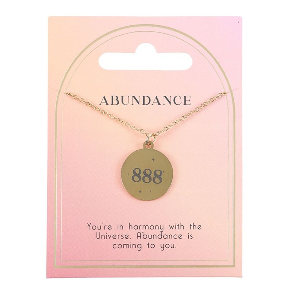 Eleanoras 888 Angel Number Abundance Necklace Jewellery