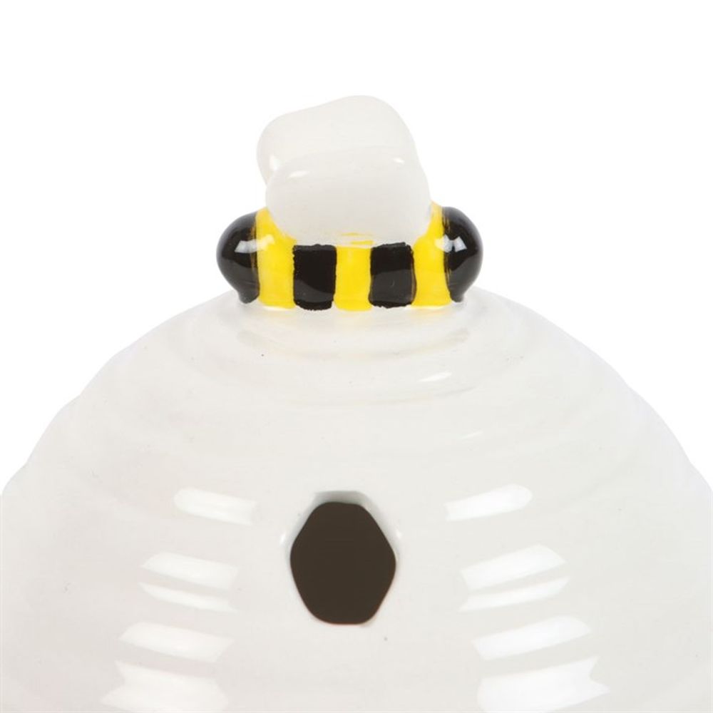 Eleanoras White Beehive Incense Cone Holder Incense Holders