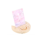 Eleanoras Natural Crystal Crescent Moon Tarot Card Stand 