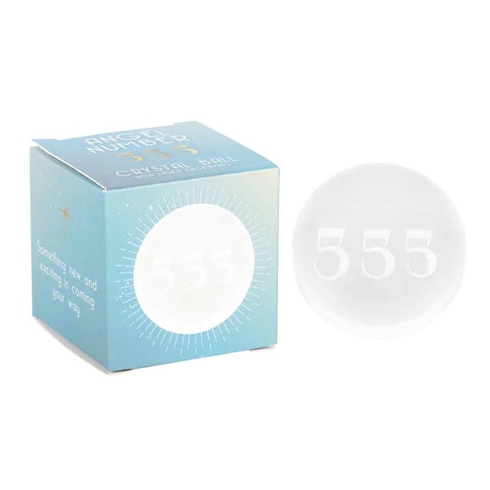 Eleanoras 555 Angel Number Crystal Ball 