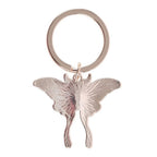Eleanoras Light Luna Moth Keyring Keyrings