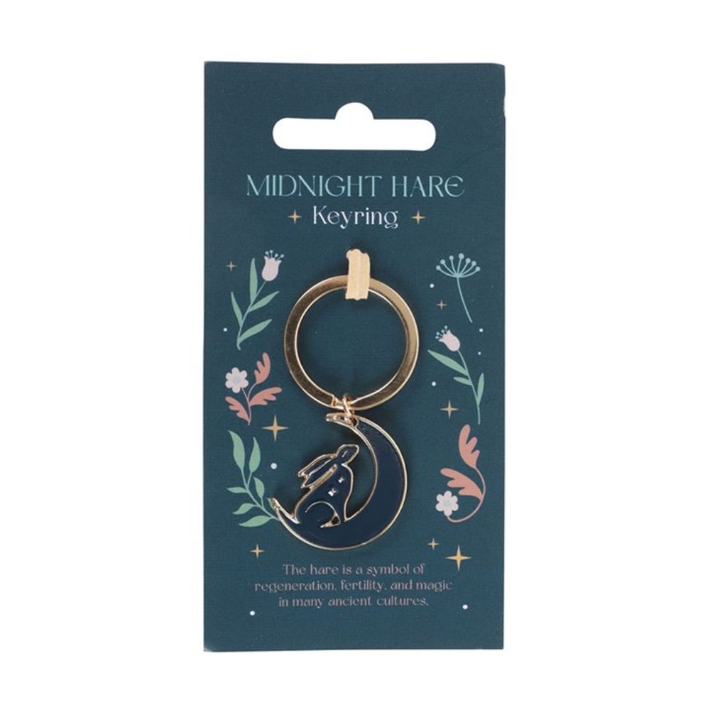 Eleanoras Midnight Hare Keyring Keyrings