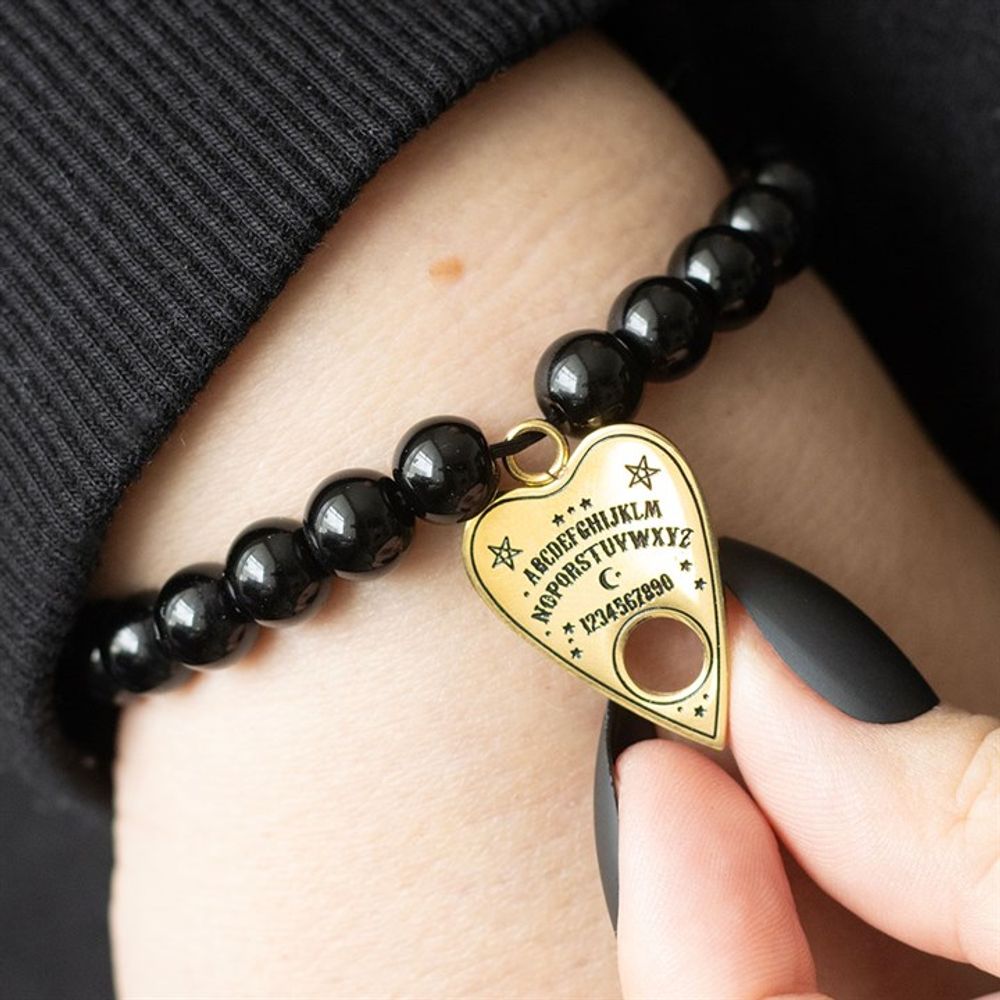 Eleanoras Talking Board Planchette Beaded Charm Bracelet Jewellery