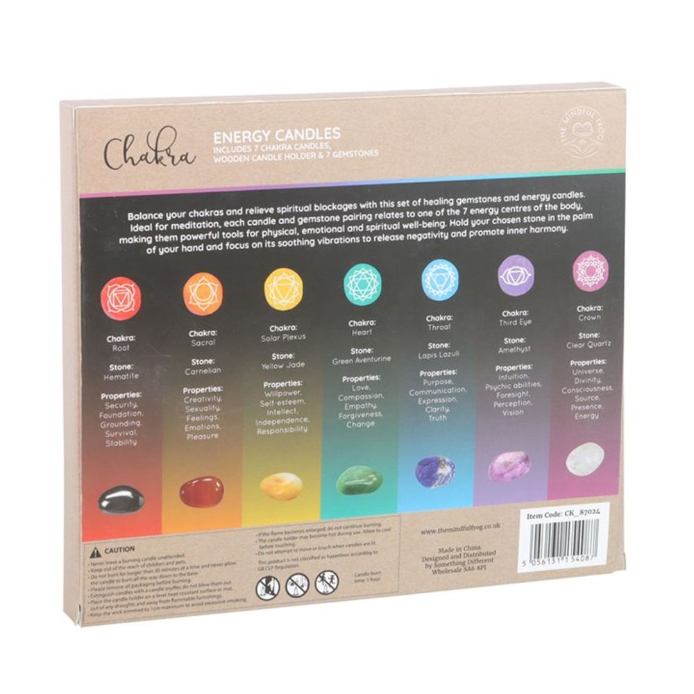Eleanoras Chakra Energy Candle & Crystal Gift Set Candles