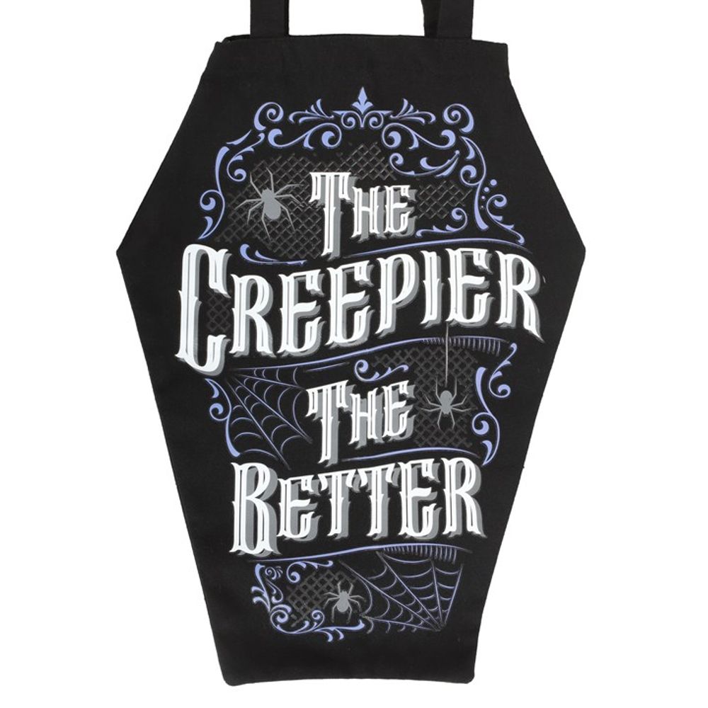 Eleanoras The Creepier The Better Coffin Shaped Tote Bag Totes & Shopping Bags