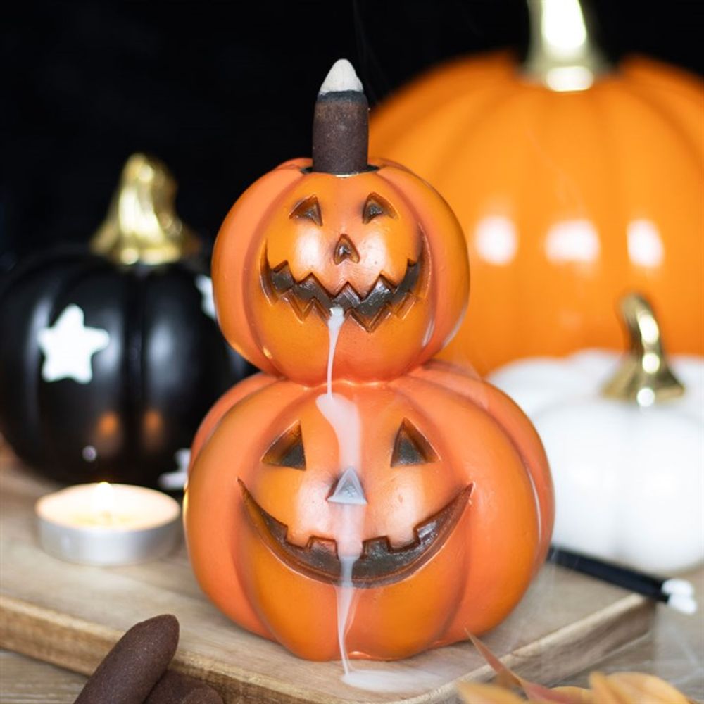 Eleanoras STACKED PUMPKINS BACKFLOW INCENSE BURNER Backflow Burners