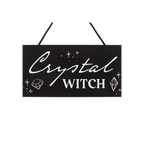 Eleanoras CRYSTAL WITCH HANGING SIGN Signs & Plaques